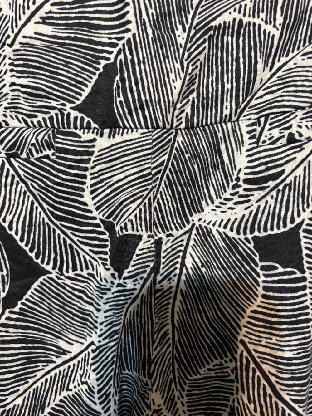 Arolina Wide Leg Printed Women's Pants - Black & White Size XL - Picture 8 of 15